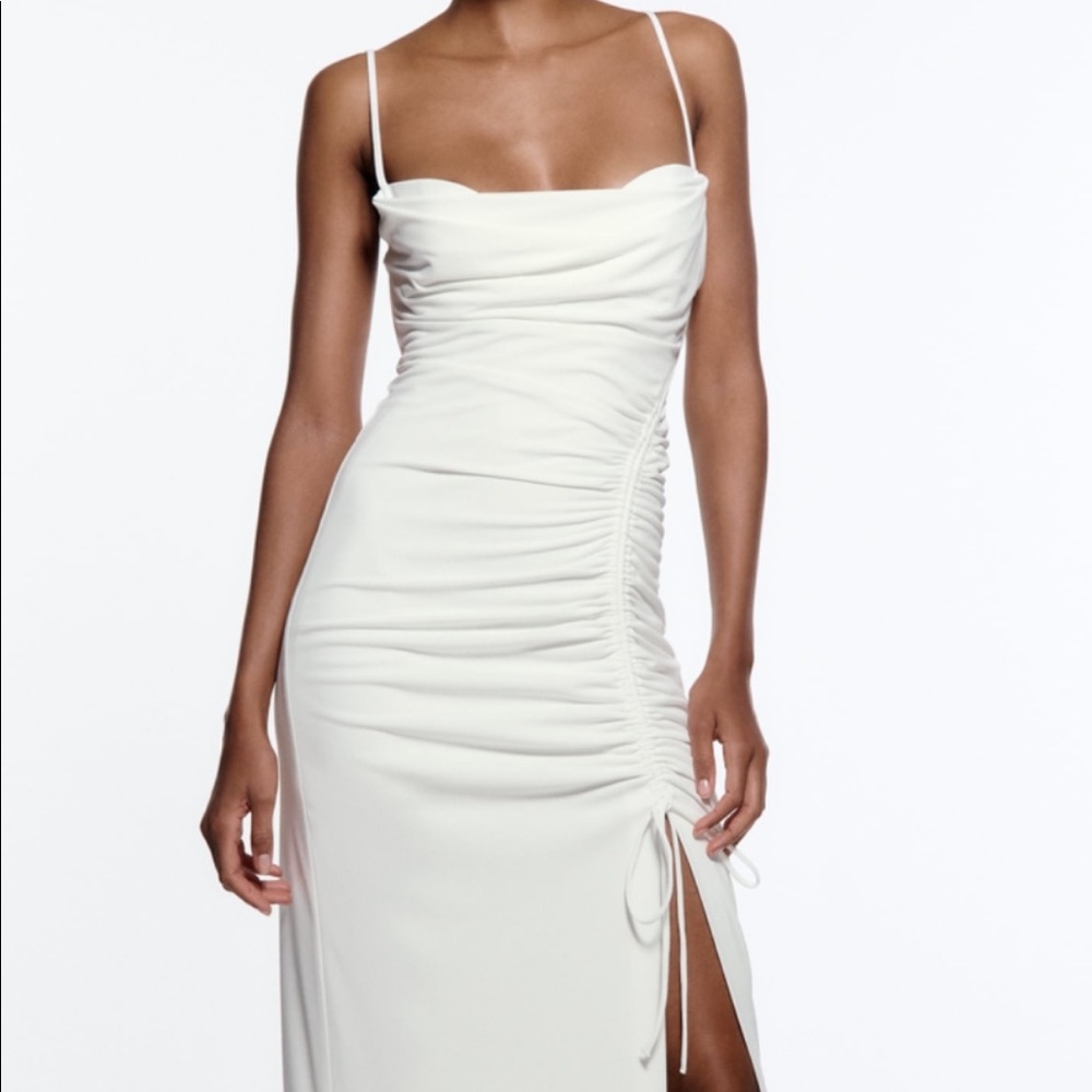Dropped Midi Dress